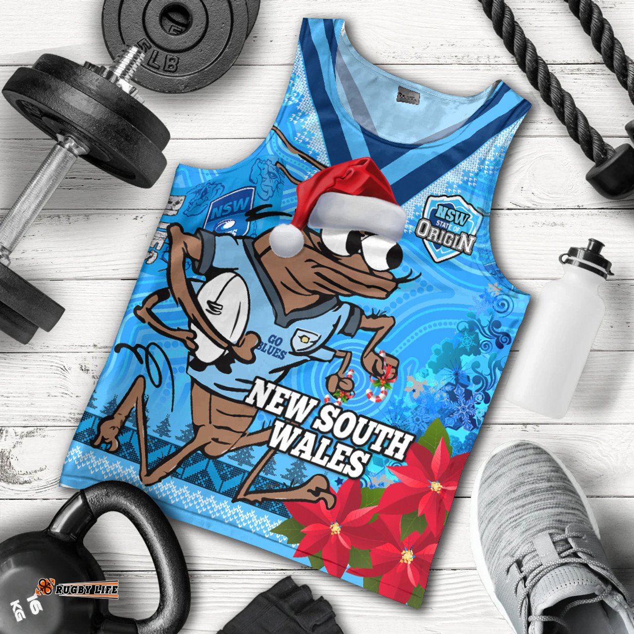 Cockroaches  Men Tank Top - Custom Aboriginal Inspired Christmas Vibes