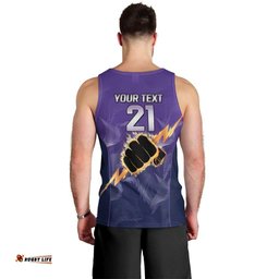 NRL Storm Custom Men Tank Top Minimalism Style