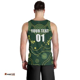 Australia 2024 Rugby Men Tank Top Go Wallabies