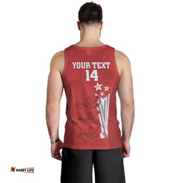 Custom England Cricket Men Tank Top 3rd Champions World Cup Proud