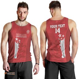 Custom England Cricket Men Tank Top 3rd Champions World Cup Proud