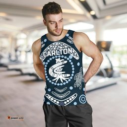 Carlton Men's Tank Top The Blues Baggers Indigenous
