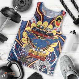 Custom Adelaide Crows NAIDOC Week 2024 Men Tank Top Mascot Football