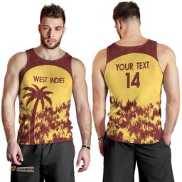 Custom West Indies Cricket Men Tank Top Windies Newest Version