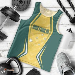 Australia 2024 Olympics Custom Men Tank Top Rise of the Roos