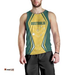 Australia 2024 Olympics Custom Men Tank Top Rise of the Roos