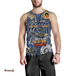 Custom West Coast Eagles NAIDOC Week 2024 Men Tank Top Mascot Football