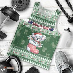 Aussie Koala Men Tank Top Merry Christmas