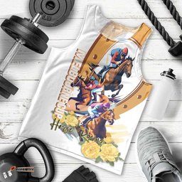 Melbourne Cup Australia Men Tank Top Horse Racing Happy 164th Anniversary