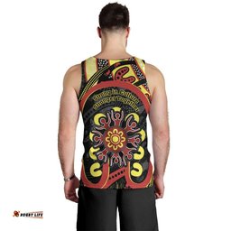 Australia Indigenous Children's Day Men Tank Top Strong In Culture Stronger Together Aboriginal Art