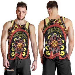 Australia Indigenous Children's Day Men Tank Top Strong In Culture Stronger Together Aboriginal Art