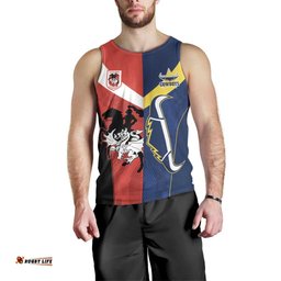 Custom Dragons-Cowboys Combine Storm-Warriors Men Tank Top Sport Style Version 02