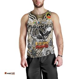 Custom Collingwood Magpies NAIDOC Week 2024 Men Tank Top Mascot Football