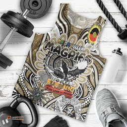 Custom Collingwood Magpies NAIDOC Week 2024 Men Tank Top Mascot Football