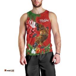 Platypus Lover Men Tank Top Australia Merry Christmas Aboriginal