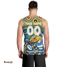 Custom Australia NAIDOC Week 2024 Men Tank Top Parramatta Eels Mascot Keep The Fire Burning
