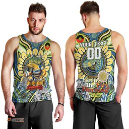 Custom NAIDOC Week 2024 Eels Men Tank Top Mascot Rugby