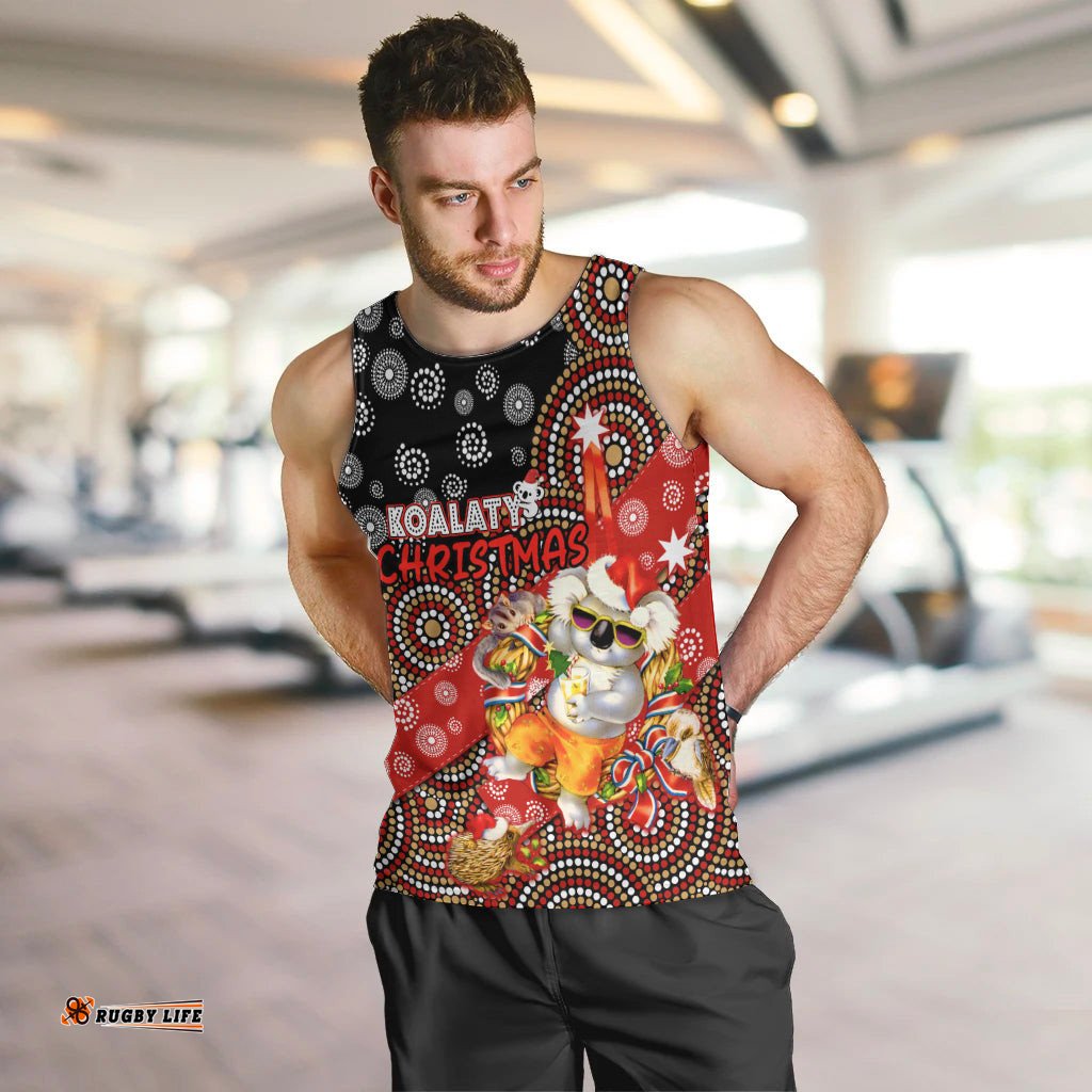 Koalaty Christmas Men Tank Top Australia Koala Aboriginal