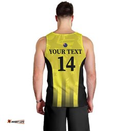 Custom Australia Cricket Men Tank Top 2024 World Cup Go Aussie - Gold Version