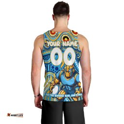 Custom Australia NAIDOC Week 2024 Men Tank Top Titans Mascot Keep The Fire Burning