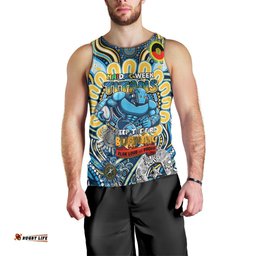 Custom NAIDOC Week 2024 Titans Men Tank Top Mascot Rugby