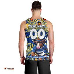 Custom Australia NAIDOC Week 2024 Men Tank Top Cowboys Mascot Keep The Fire Burning