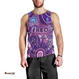 Personalised Freo NAIDOC Week 2024 Men Tank Top Aussie Aboriginal Art