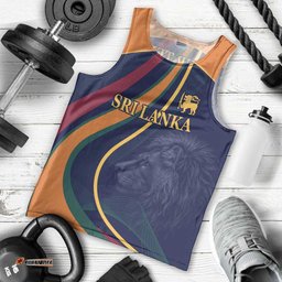 Custom Sri Lanka Cricket Men Tank Top Shri Lanka Jathika Crikat Kandayama