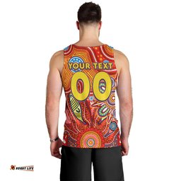 Personalised Sunnies NAIDOC Week 2024 Men Tank Top Aussie Aboriginal Art