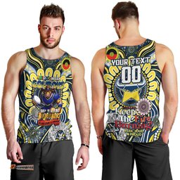 Custom NAIDOC Week 2024 Cowboys Men Tank Top Mascot Rugby
