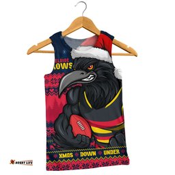 Amazing Aussie Adelaide Crows Merry Christmas Down Under Footy Power Style Men Tank Top