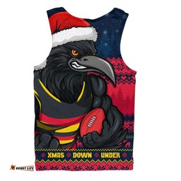 Amazing Aussie Adelaide Crows Merry Christmas Down Under Footy Power Style Men Tank Top