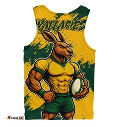 Amazing Aussie Aussie Wallabies Wallabies Kangaroo Power Rugby Men Tank Top