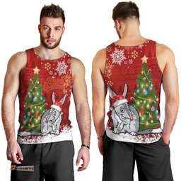 Australia Christmas Men Tank Top Aussie Bilby Santa Merry Xmas