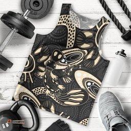 Australia Mothers Day Men Tank Top Mom And Baby Platypus Aboriginal Art