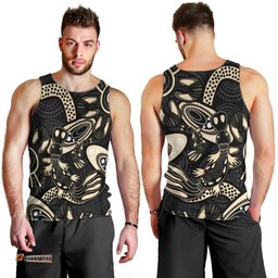 Australia Mothers Day Men Tank Top Mom And Baby Platypus Aboriginal Art