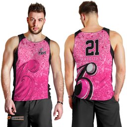 Sydney Sixers Custom Men Tank Top BBL Cricket Team 2024