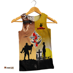 Amazing Aussie Australia Anzac Day Special Remembrance Day Lest We Forget Men Tank Top