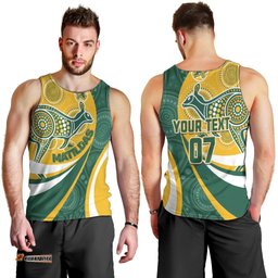 Custom Australia Matildas Indigenous Men Tank Top Go Tilly Special