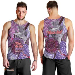 Personalised Australia Koala NAIDOC 2024 Men Tank Top Keep the Fire Burning