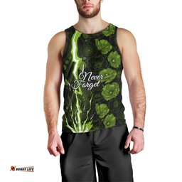 Thunder Cricket Never Forget Custom Men Tank Top ANZAC Day with Poppy Aboriginal