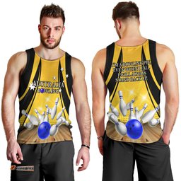 Australia Bowling Men Tank Top I Am A Bowling Pin Curve Style
