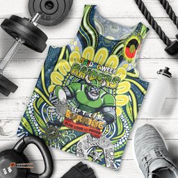 Custom NAIDOC Week 2024 Raiders Men Tank Top Mascot Rugby