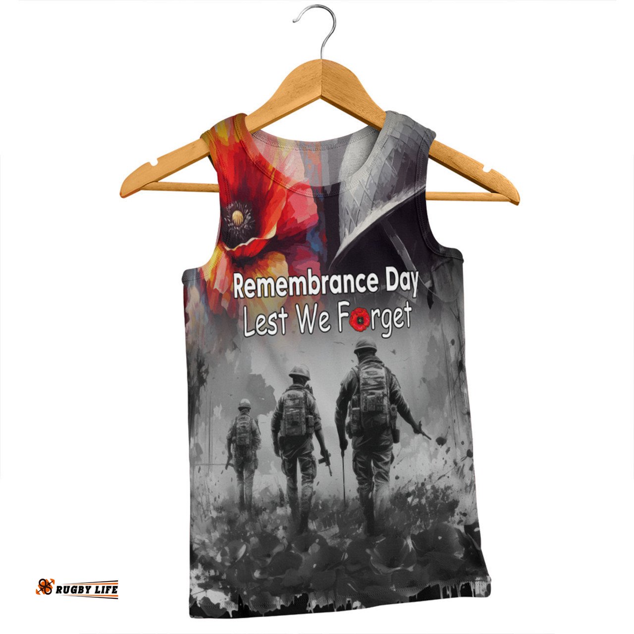 Amazing Aussie Australia Anzac Day Custom Thank You For The Risks You Take Men Tank Top