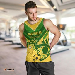 Australia Soccer Men Tank Top Go Socceroos