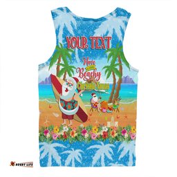 Amazing Aussie Australia Christmas Custom Have A Very Beachy Chrissie Xmas Men Tank Top