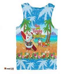 Amazing Aussie Australia Christmas Custom Have A Very Beachy Chrissie Xmas Men Tank Top