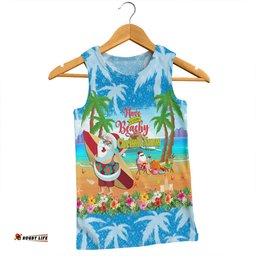 Amazing Aussie Australia Christmas Custom Have A Very Beachy Chrissie Xmas Men Tank Top