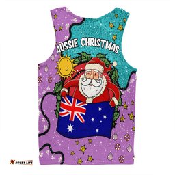 Amazing Aussie Australia Christmas Custom I'm the Perfect Present Purple Men Tank Top