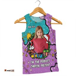 Amazing Aussie Australia Christmas Custom I'm the Perfect Present Purple Men Tank Top